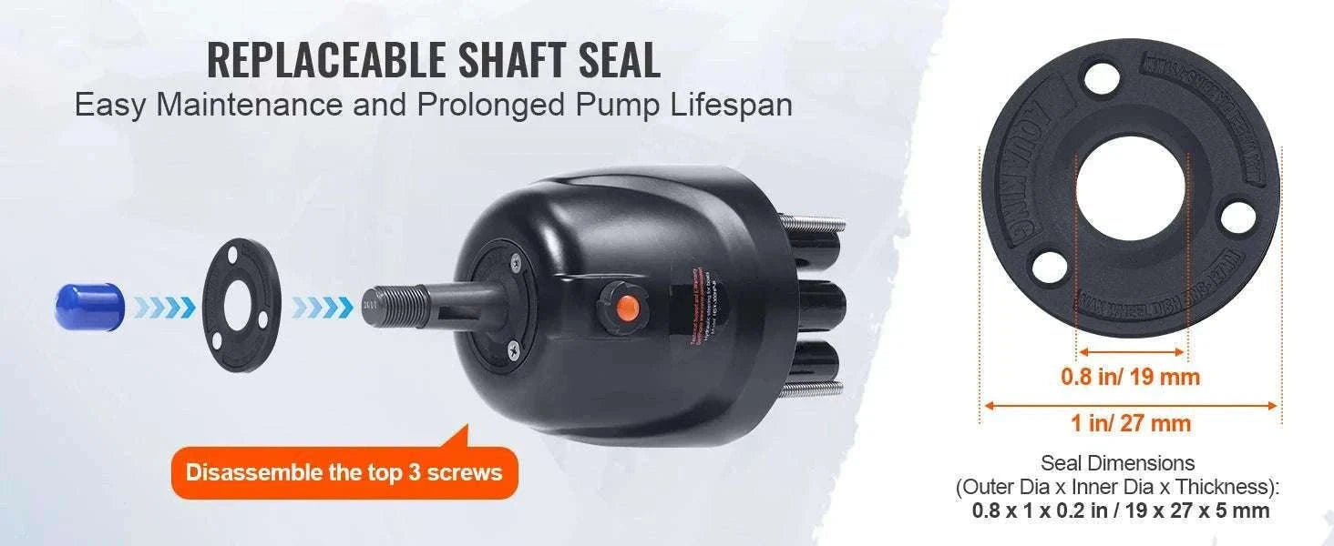 Hydraulic Outboard Steering Kit 90HP–300HP with Pump & 24/26FT Hoses-300HP 26FT / spain