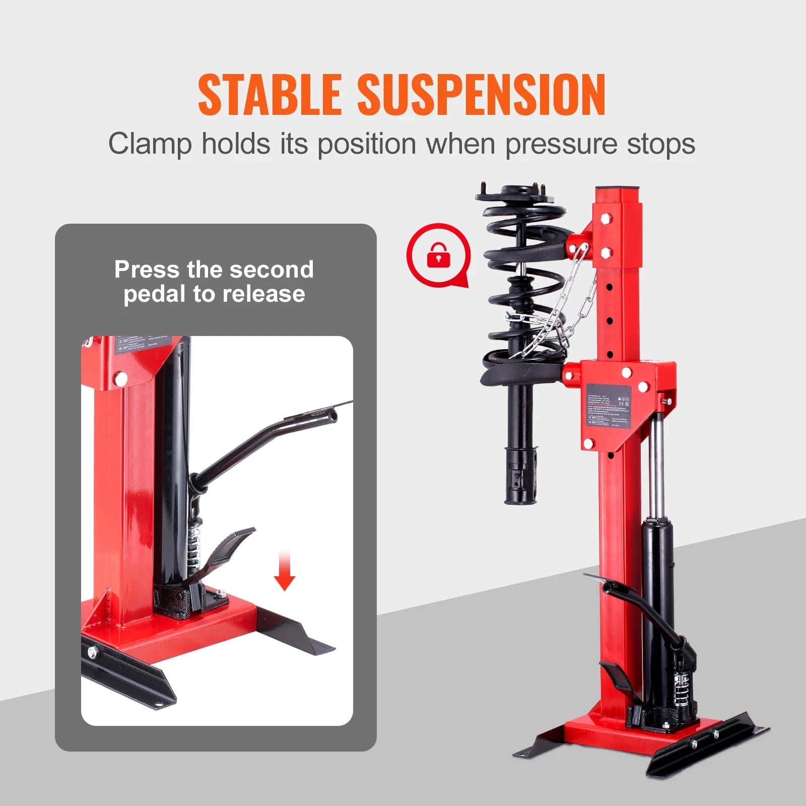 Hydraulic Strut Spring Compressor 4.5 Ton Load Capacity-CZECH REPUBLIC