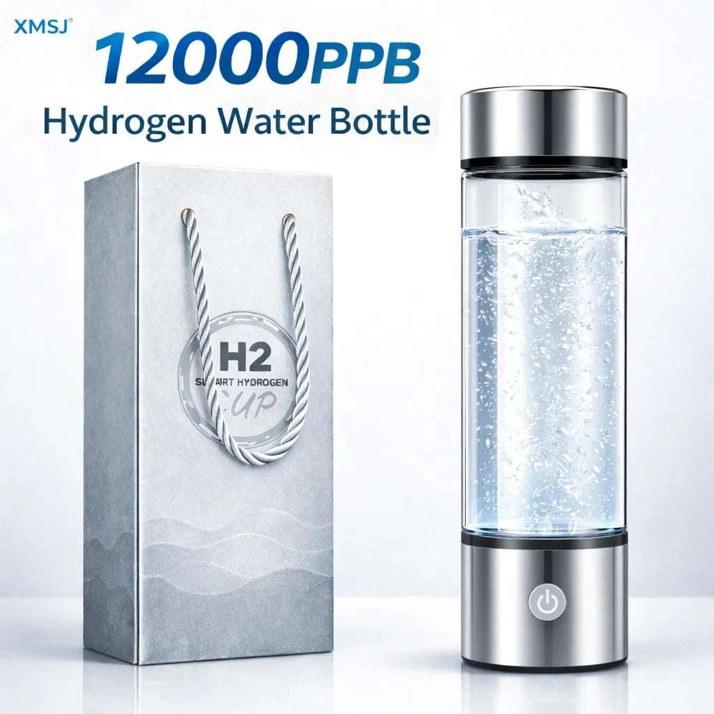 Hydrogen Water Bottle 12000PPB Generator with SPE/PEM Technology-12000PPB / CN