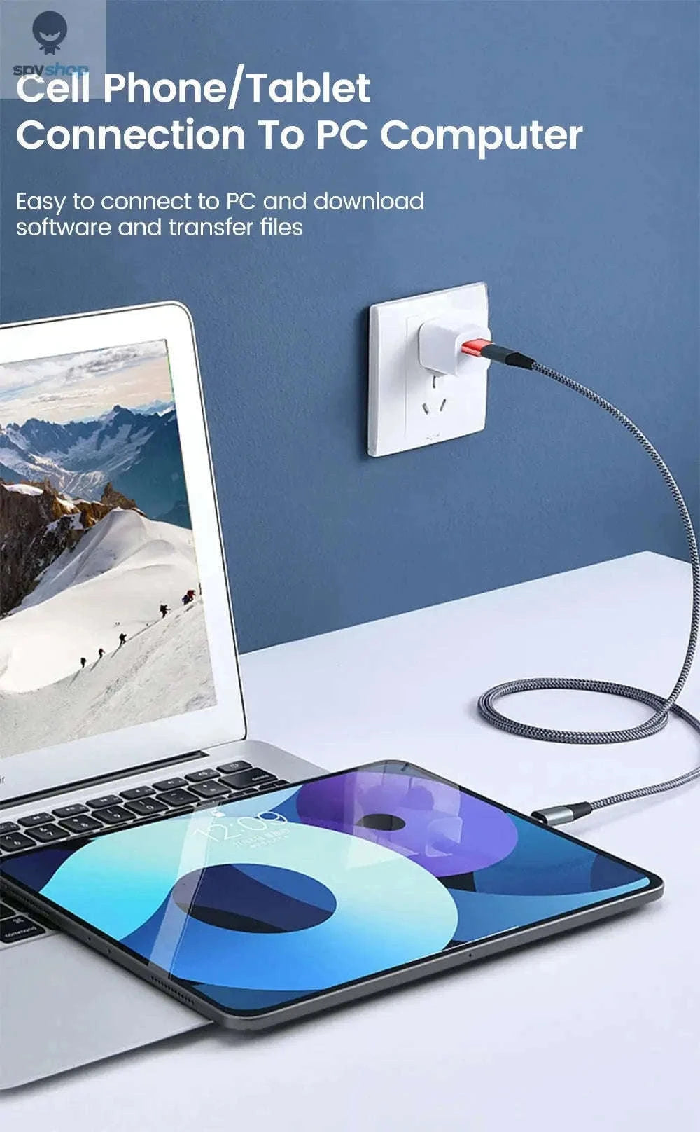 HyperLink 10A OTG USB-C Adapter for Fast Charging and USB 3.0-BlackA