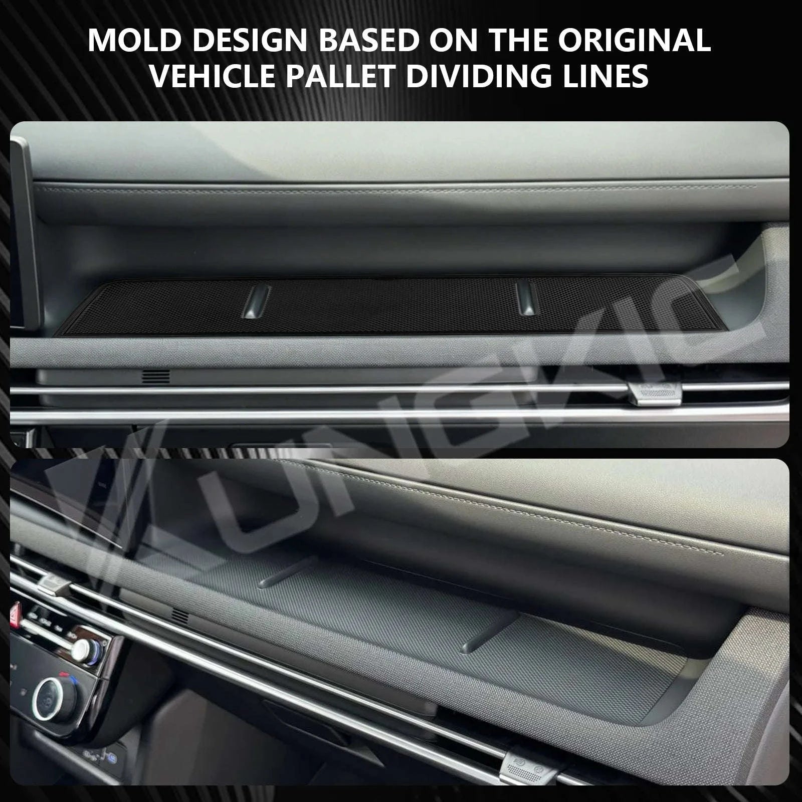 Hyundai Tucson 2025-2026 Glove Box Storage Organizer Tray-1PCS Black / Only For LHD / Germany