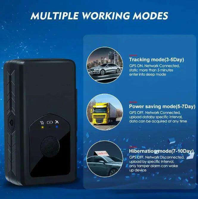 Tracking Device 4G 3000mAh for Long Standby Car Tracking, Voice Recording (SIM Card Included!) - Spy-shop.com
