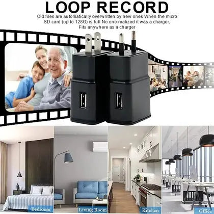 Hidden IP WiFi Camera in USB Charger – Remote Viewing from Anywhere for Discreet Surveillance - Spy-shop.com