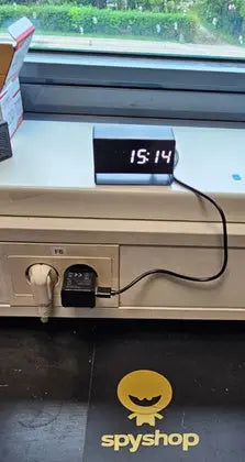 Hidden IP Camera Desk Clock with Global Remote Viewing – Discreet Surveillance from Anywhere - Spy-shop.com