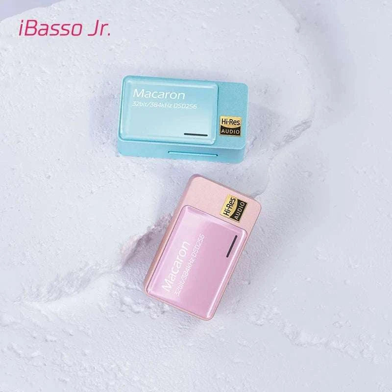 iBasso Jr Macaron Portable USB DAC Amp with 4.4mm & 3.5mm Output-Macaron (Black)
