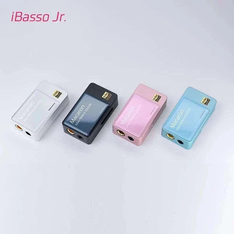 iBasso Jr Macaron Portable USB DAC Amp with 4.4mm & 3.5mm Output-Macaron (Black)