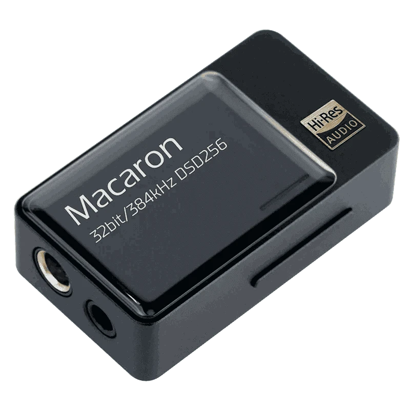 iBasso Jr Macaron Portable USB DAC Amp with 4.4mm & 3.5mm Output-Macaron (Black)