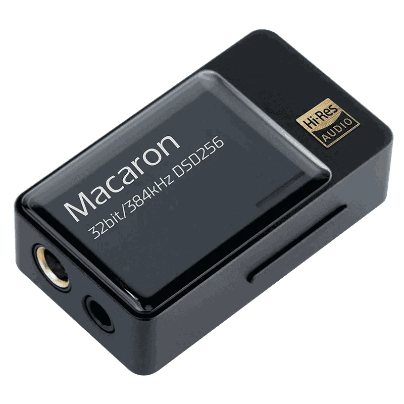 iBasso Jr Macaron Portable USB DAC Amp with 4.4mm & 3.5mm Output-Macaron (Black)