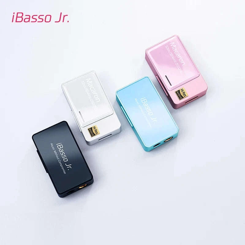 iBasso Jr Macaron Portable USB DAC Amp with 4.4mm & 3.5mm Output-Macaron (Black)
