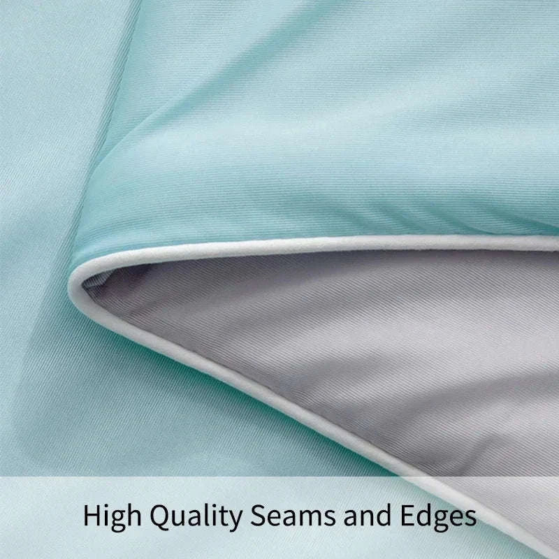 Ice Silk Cooling Blanket for Summer-Aqua Green / 200x230cm