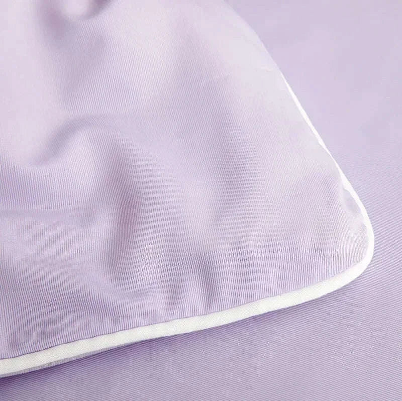 Ice Silk Cooling Blanket for Summer-Aqua Green / 200x230cm