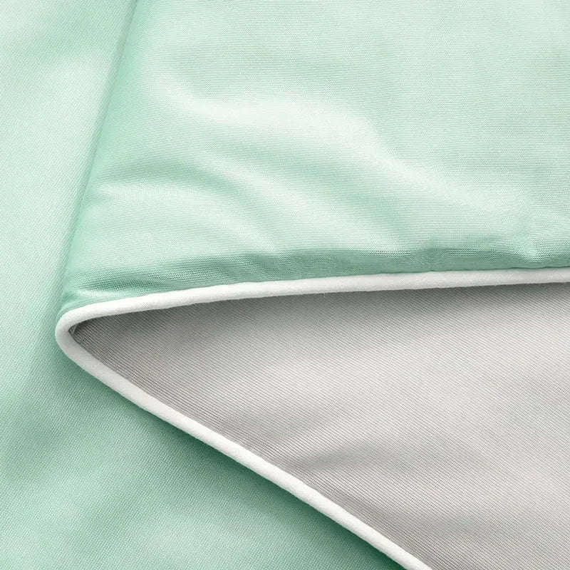 Ice Silk Cooling Blanket for Summer-Aqua Green / 200x230cm