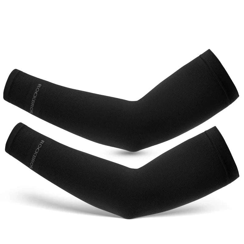 Ice Silk Cycling Sleeves with UV Protection-XT9002BL / One Size