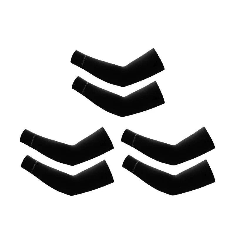 Ice Silk Cycling Sleeves with UV Protection-XT9002BL / One Size