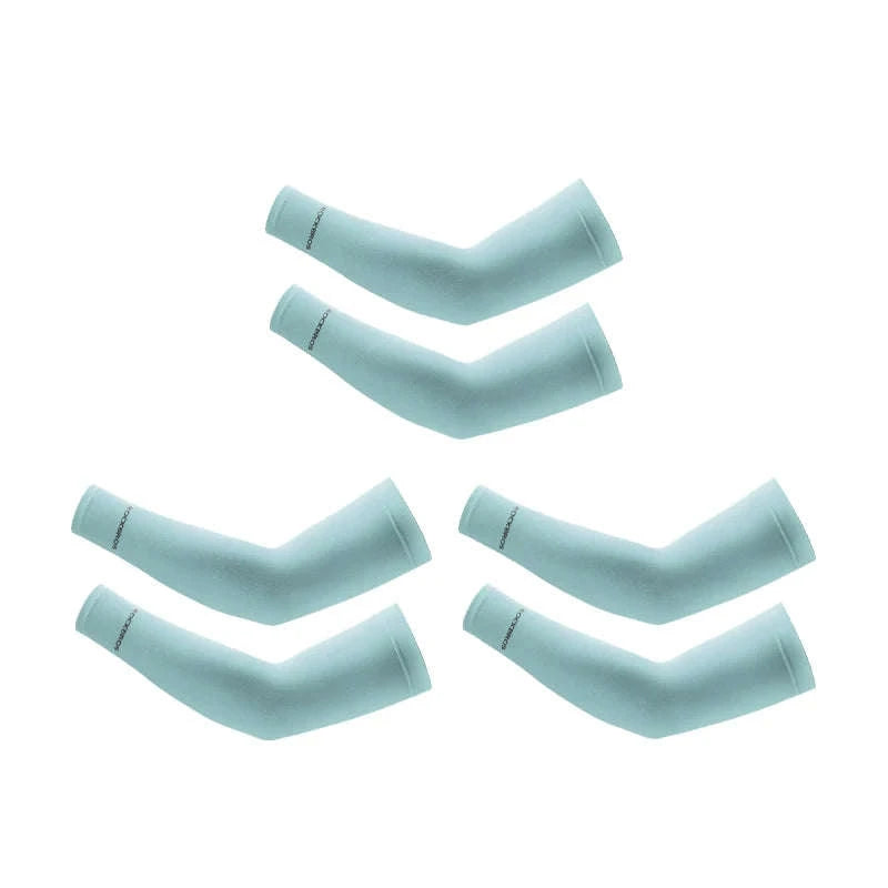 Ice Silk Cycling Sleeves with UV Protection-XT9002BL / One Size