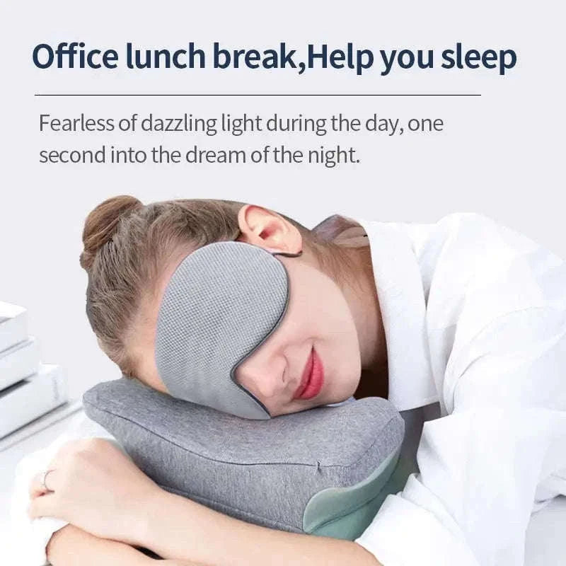 Ice Silk Dual-Use Warm & Cool Eye Mask for Restful Comfort-Grey