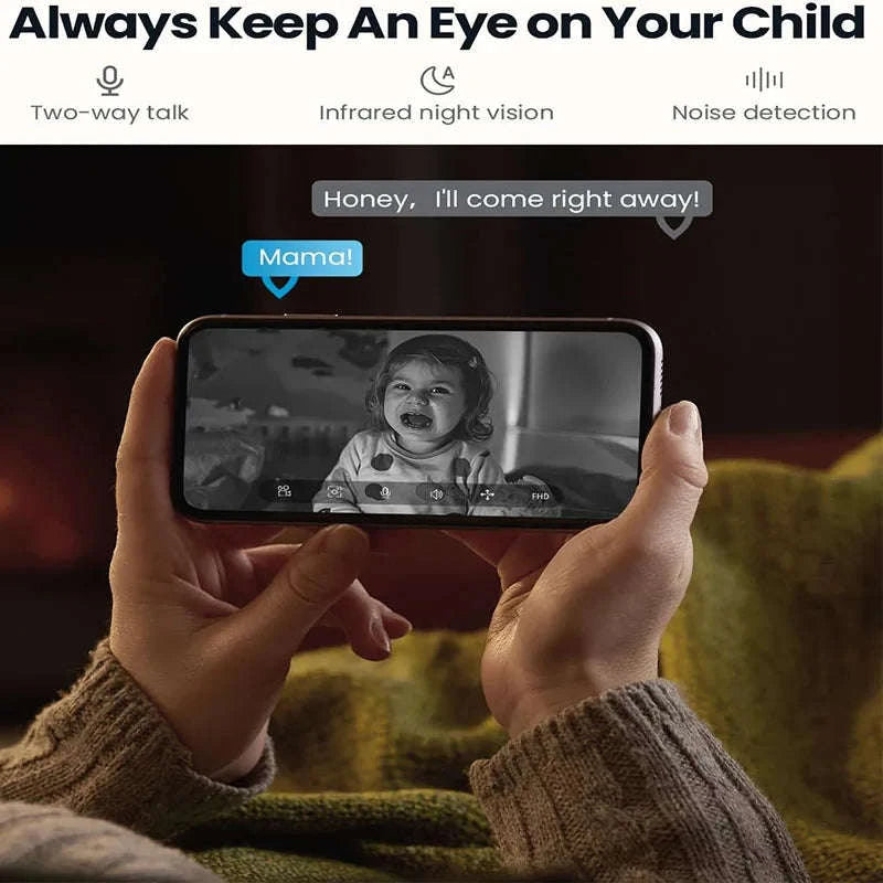 ieGeek 5MP Indoor Security Camera with 360° PTZ and Night Vision-United Kingdom