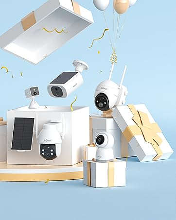 ieGeek 5MP Indoor Security Camera with 360° PTZ and Night Vision-United Kingdom