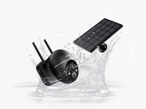 ieGeek 5MP Outdoor PTZ Security Camera with Solar Panel-Germany