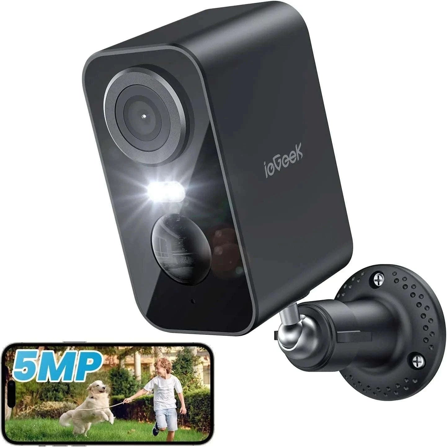 ieGeek 5MP Wireless Outdoor Security Camera with Night Vision-Germany / 1/2.7"