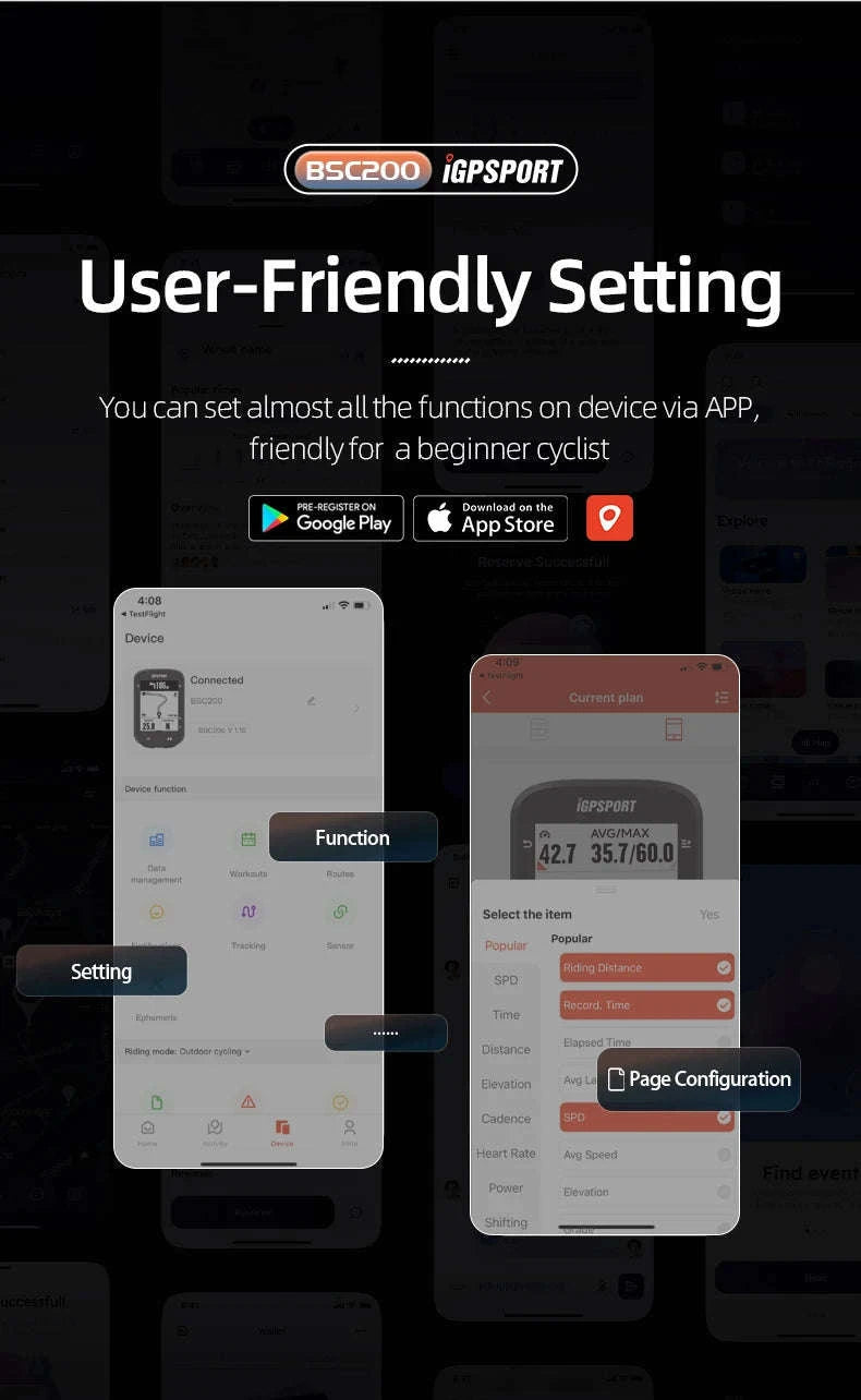 IGPSPORT BSC200 GPS Bicycle Computer-BSC200