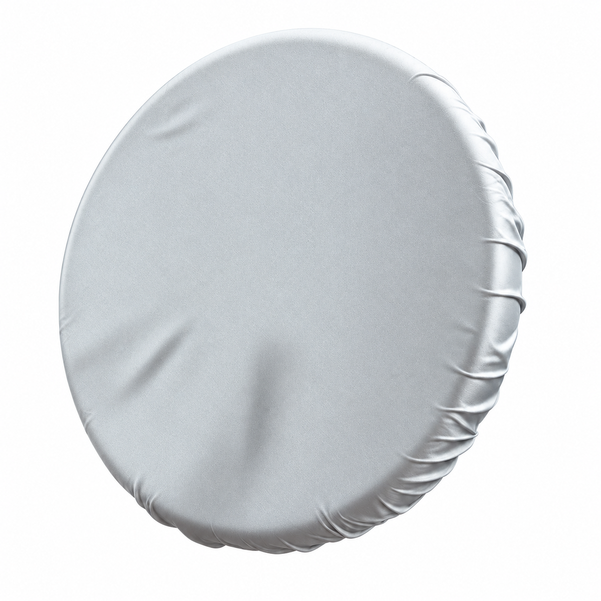 Silver Steering Wheel Sun Cover with Storage Bag