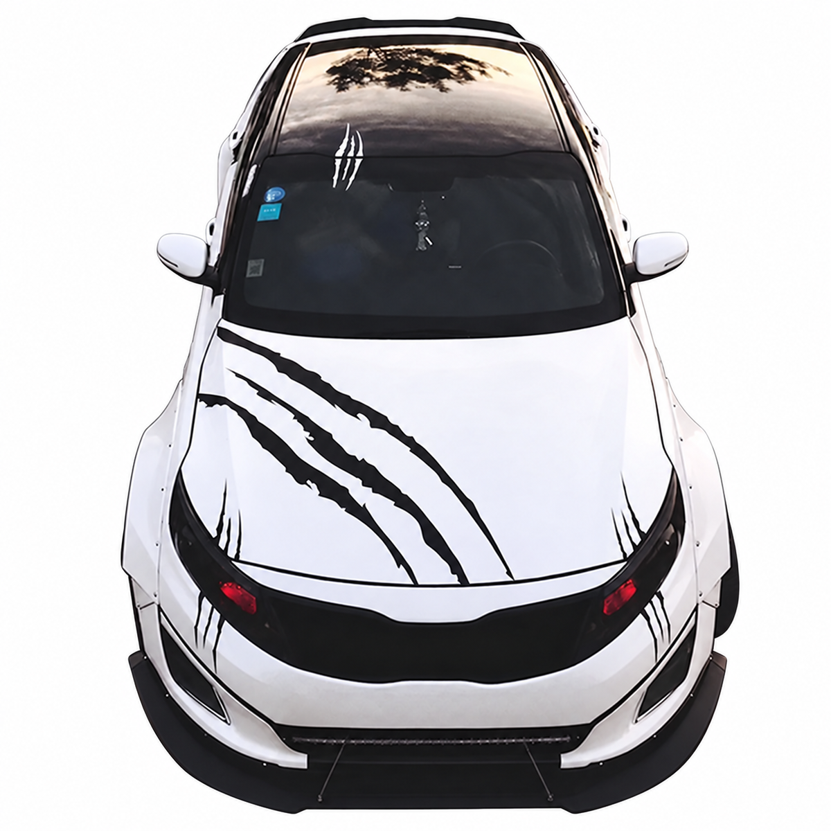 Claw-Scratch Car Decals – Hood or Headlight Options