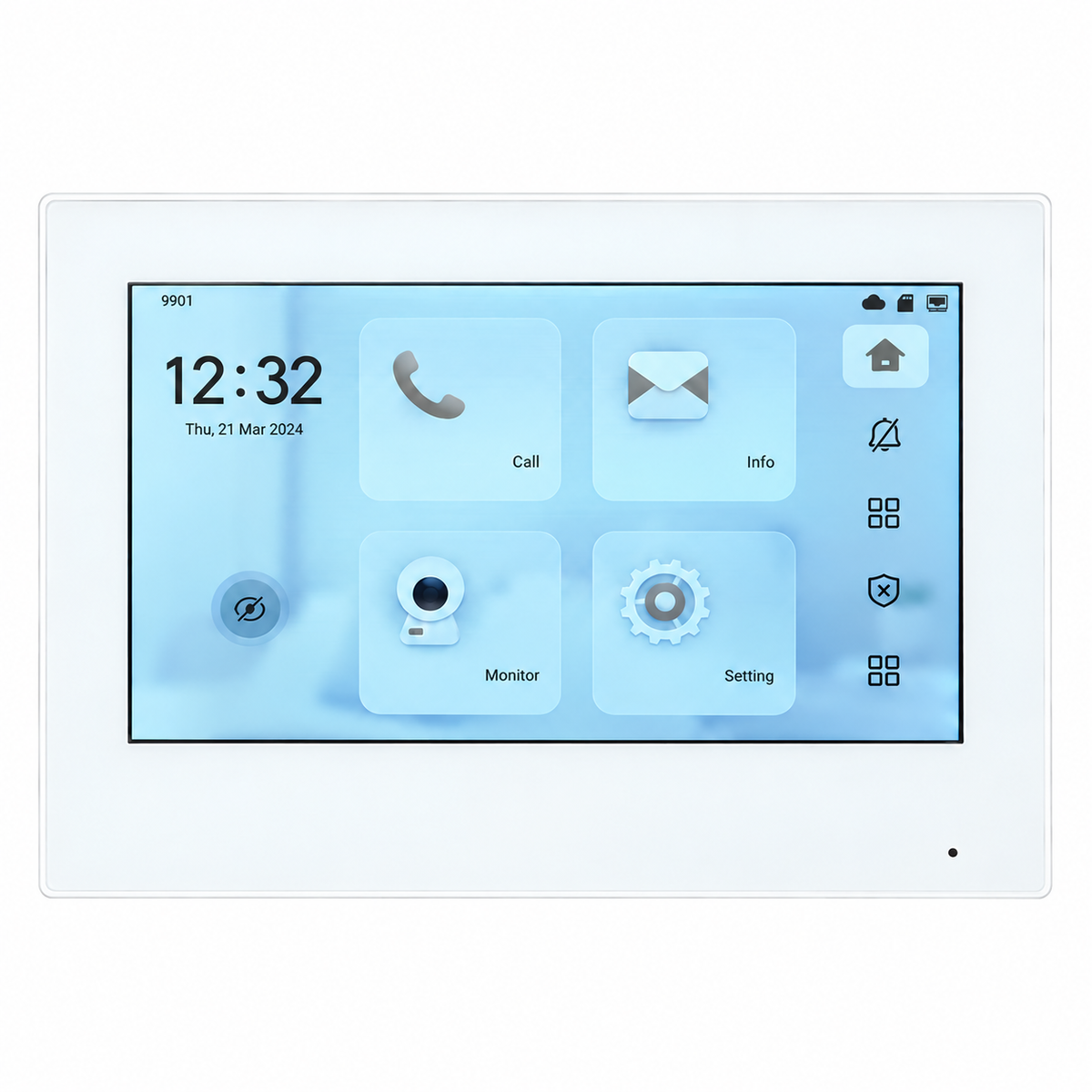 7-Inch PoE Indoor Video Intercom Monitor – VTH2621GW-P