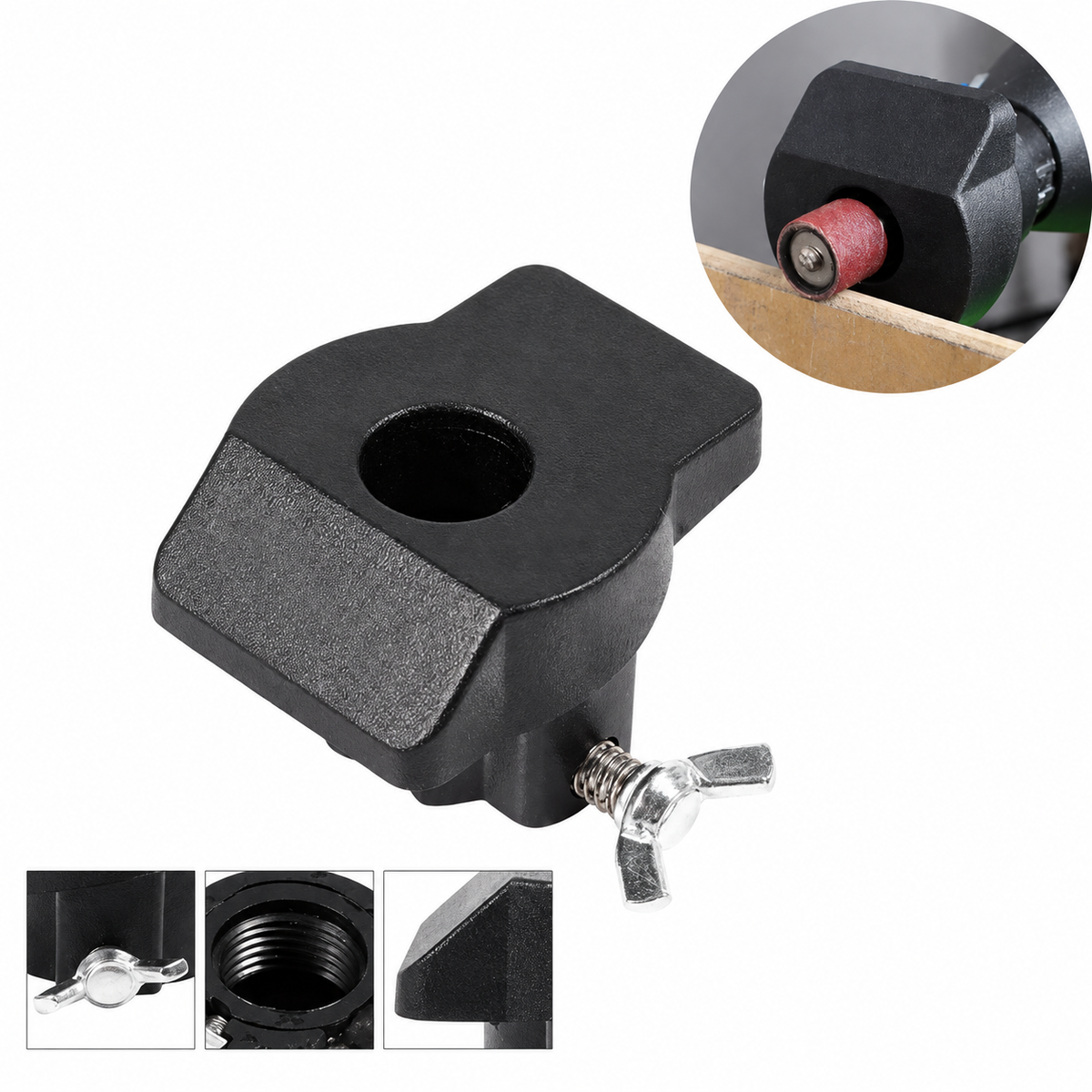 Rotary Tool Sanding and Grinding Guide Attachment