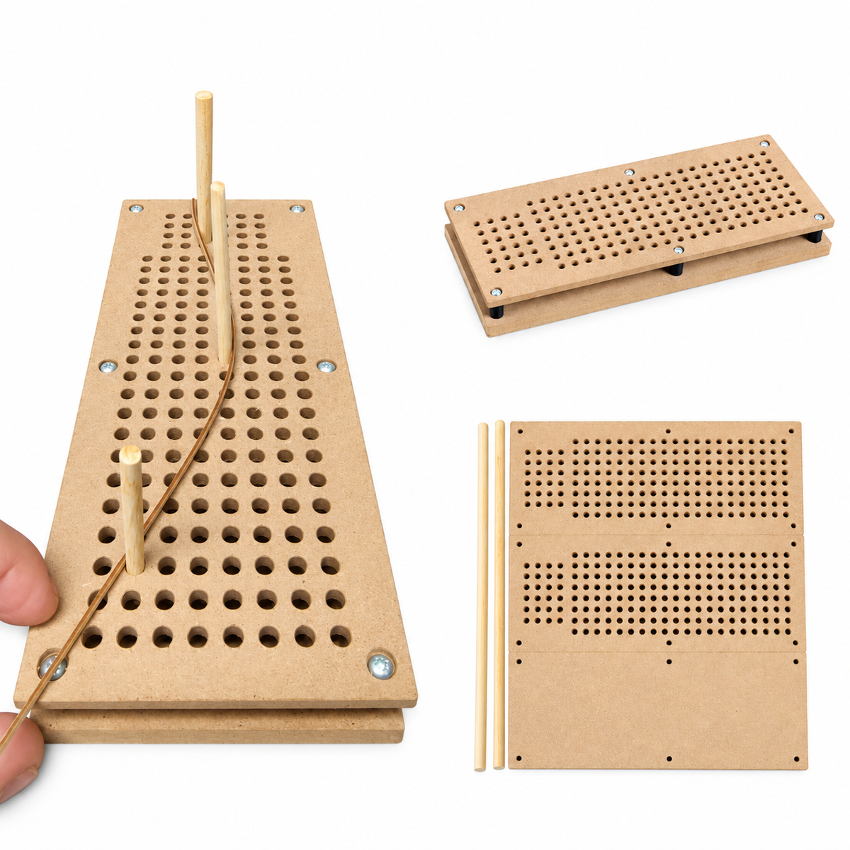 Wood Strip Bending and Shaping Tool Kit for Model Building