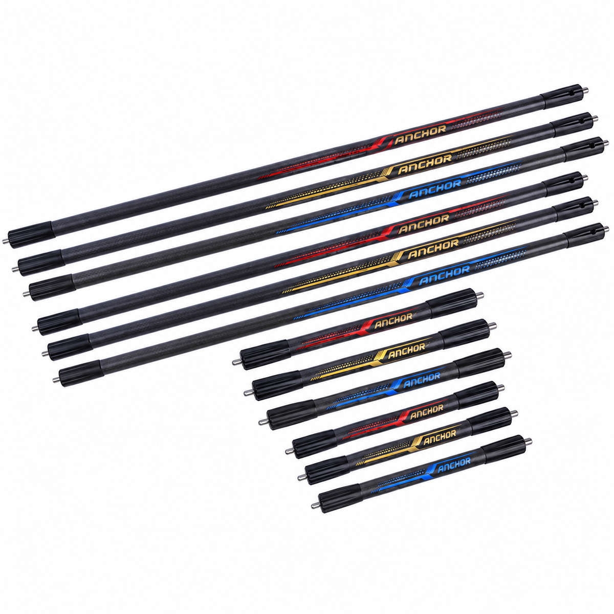 3K Carbon Archery Stabilizer - Side and Main Bar Options