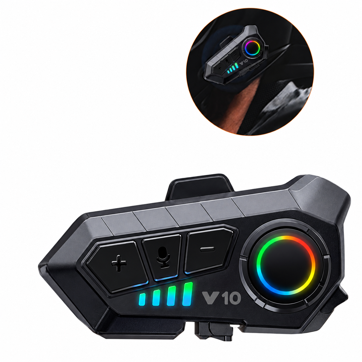 Bluetooth 5.3 Motorcycle Helmet Headset - Mic Options