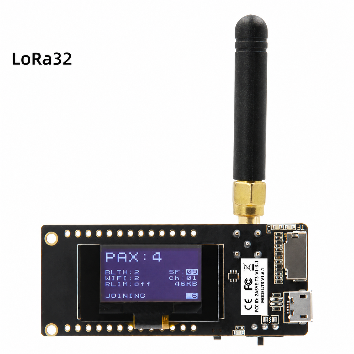 ESP32 LoRa32 Development Board with 0.96-Inch OLED