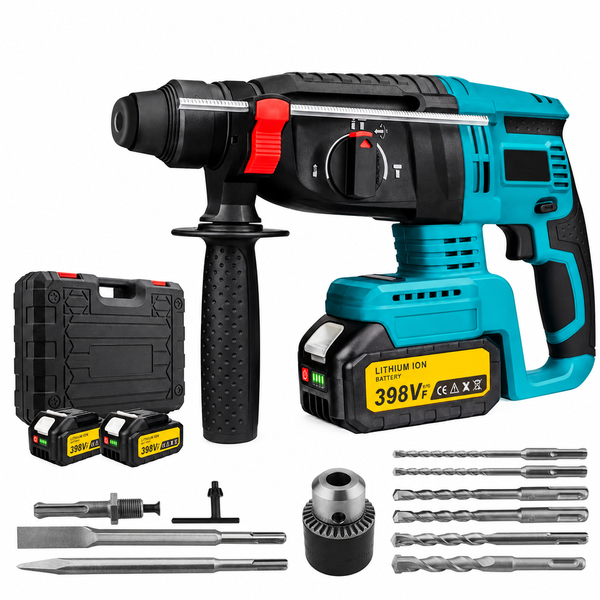 18 V Brushless Rotary Hammer - Battery Kit Options
