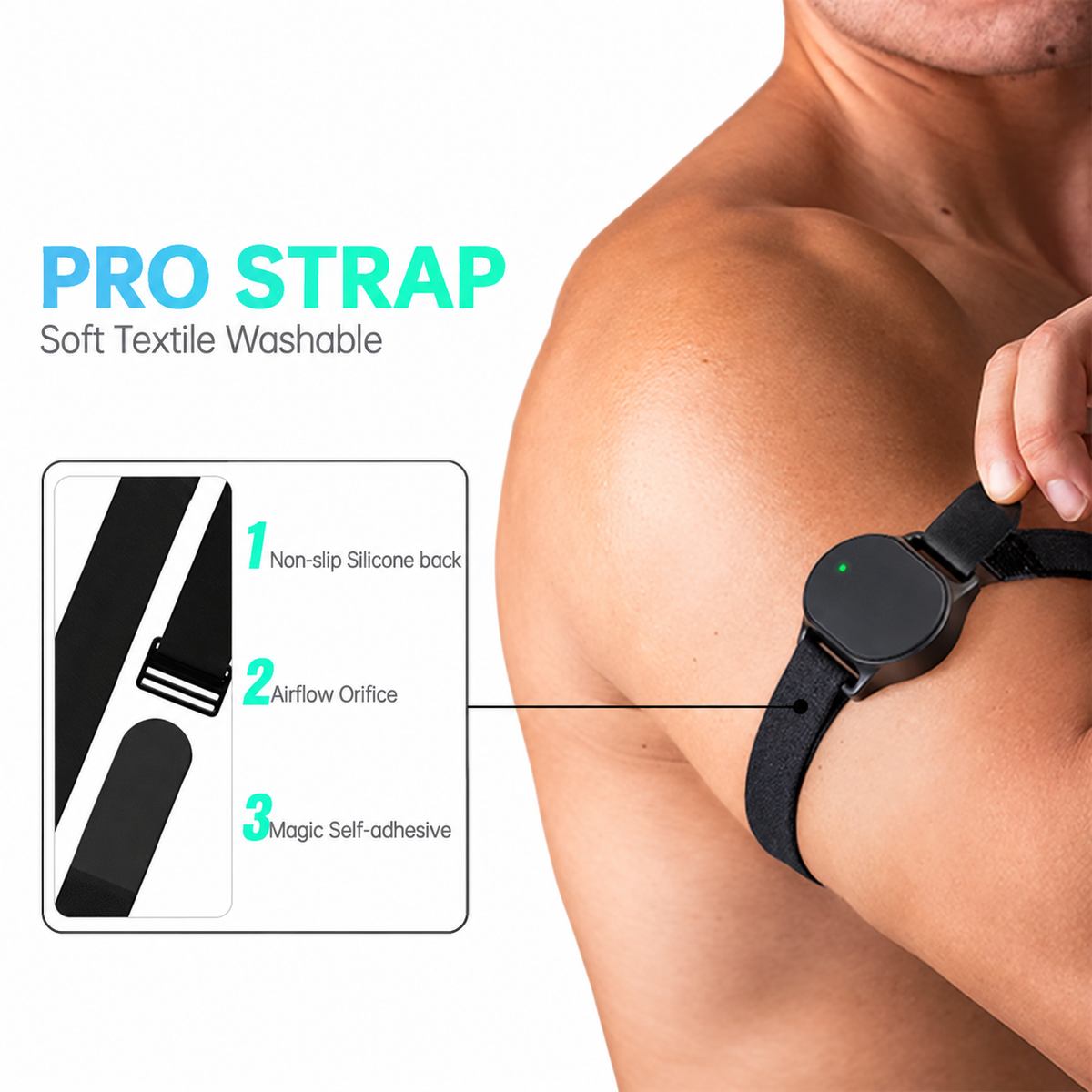 ANT+ and Bluetooth Heart Rate Sensor - Arm or Chest