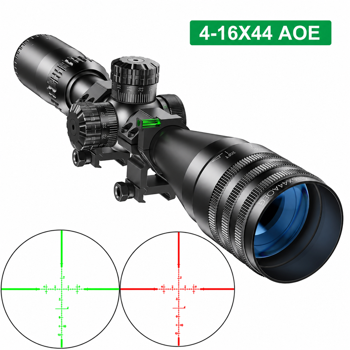 4-16x44 AOE Riflescope - 11 mm or 20 mm Mount