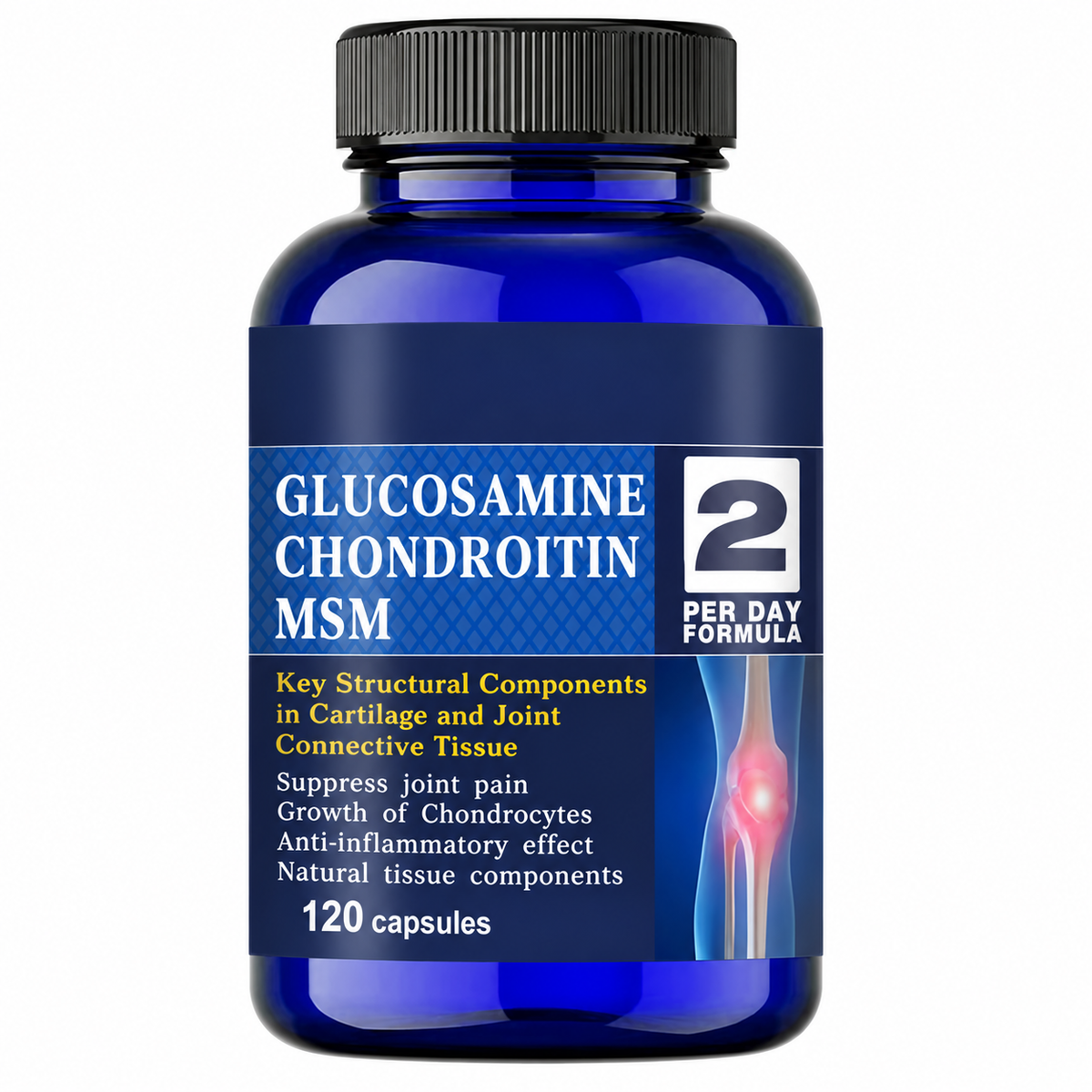 Glucosamine, Chondroitin and MSM Supplement Capsules