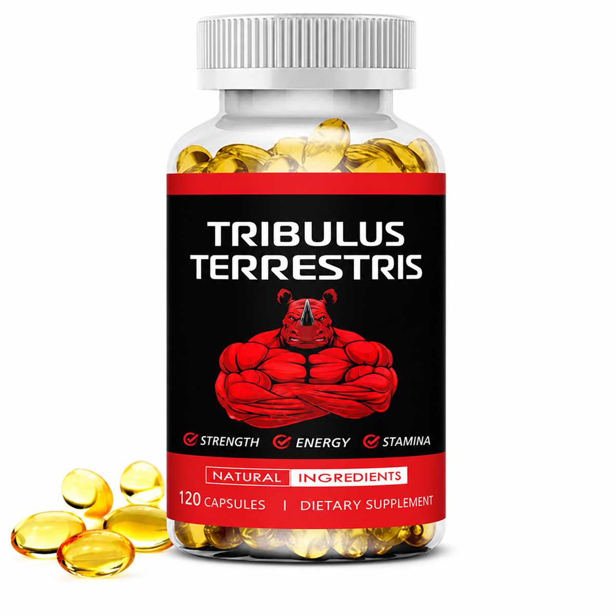 Tribulus Extract Supplement Capsules