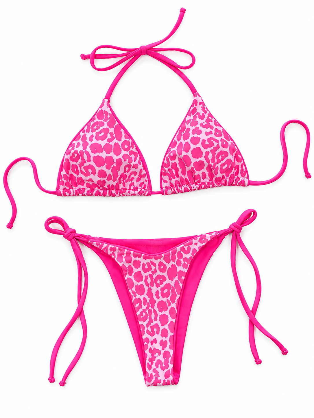 Women's Halter Micro Bikini Set - Colour and Print Options