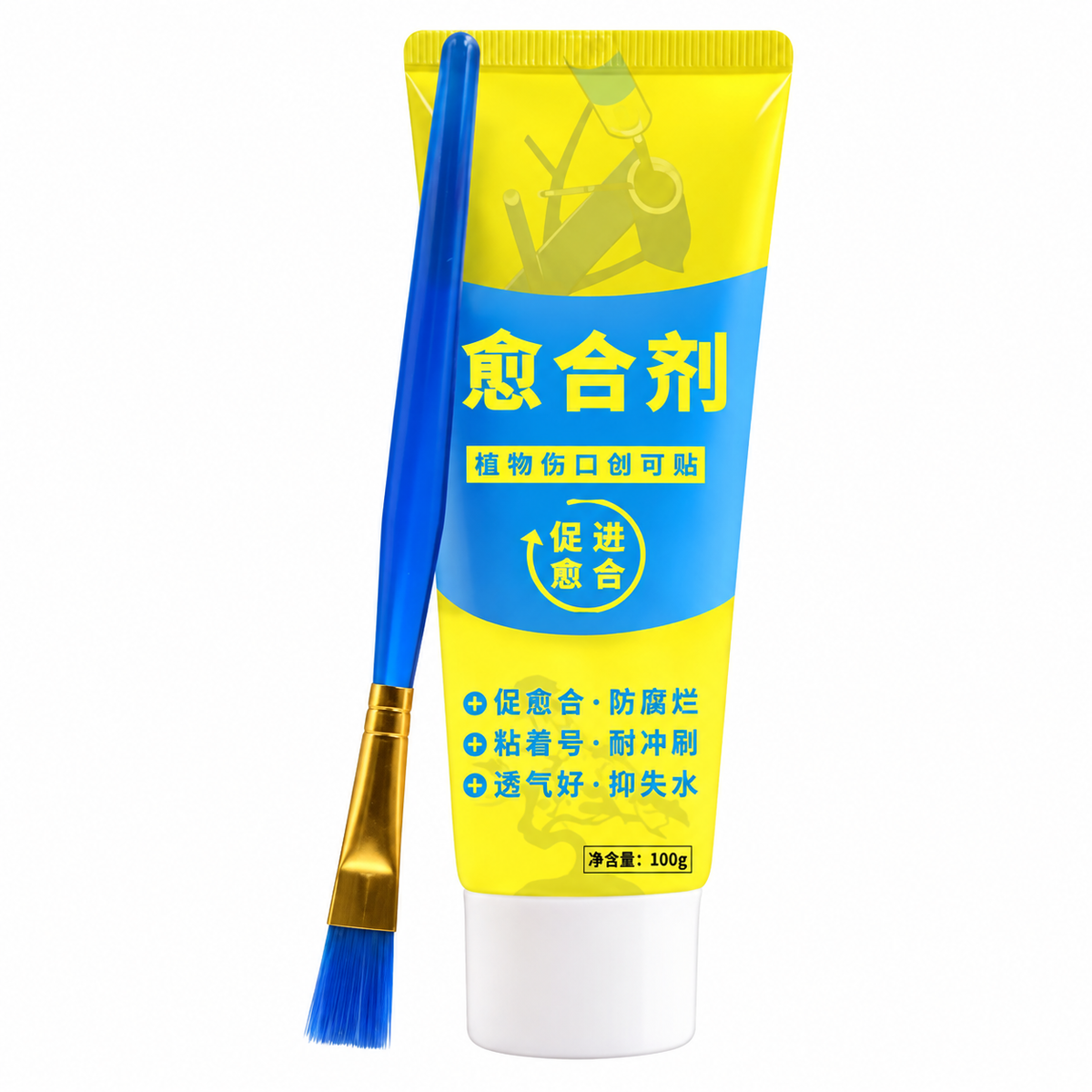 Tree Pruning Sealer Paste with Brush - 100 g