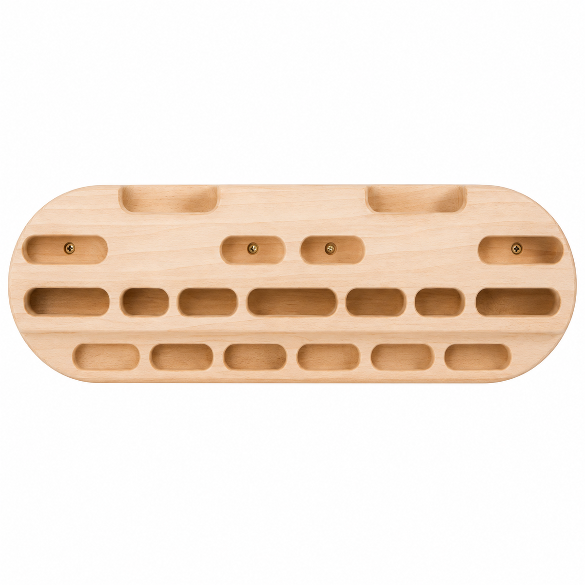 Wooden Climbing Hangboard - 55 x 15 cm