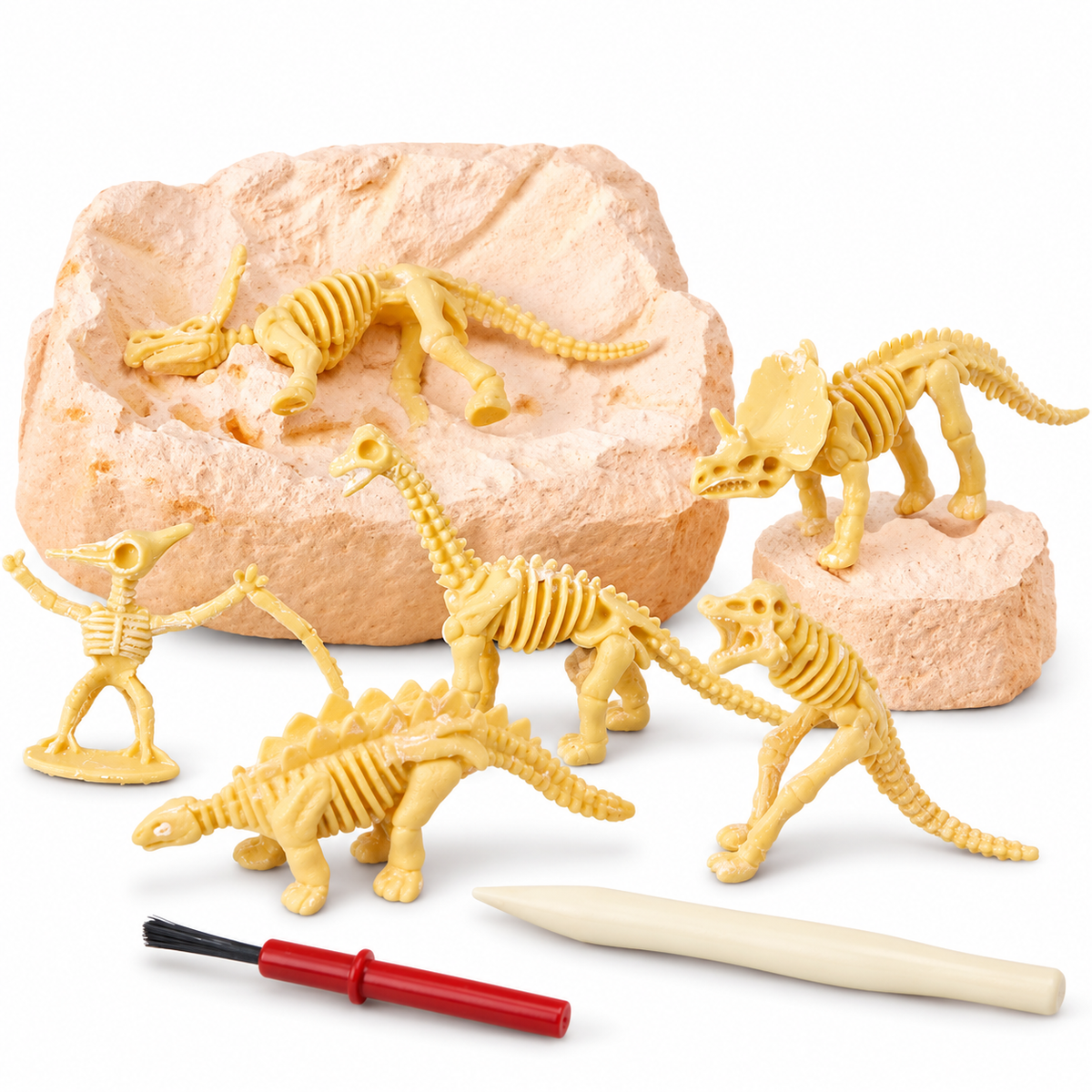 Dinosaur Fossil Dig and Assembly Toy