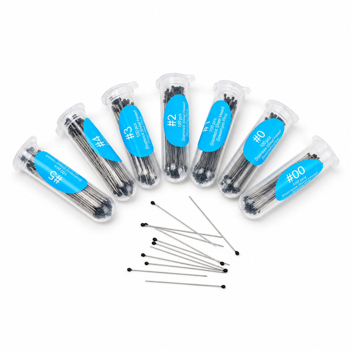 Stainless Steel Insect Specimen Pins - 100 Pieces