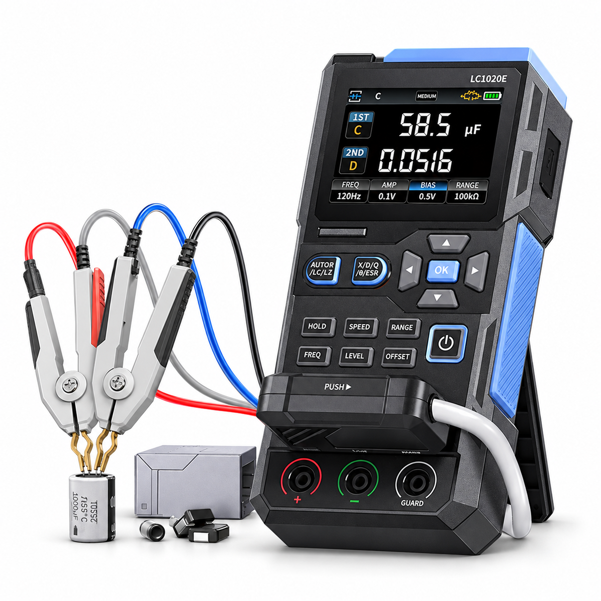 LC1020E Portable LCR and ESR Meter