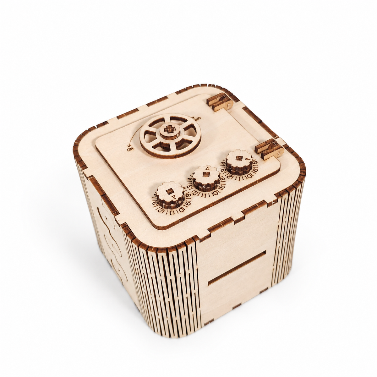 Mechanical Safe Box Wooden Puzzle Kit