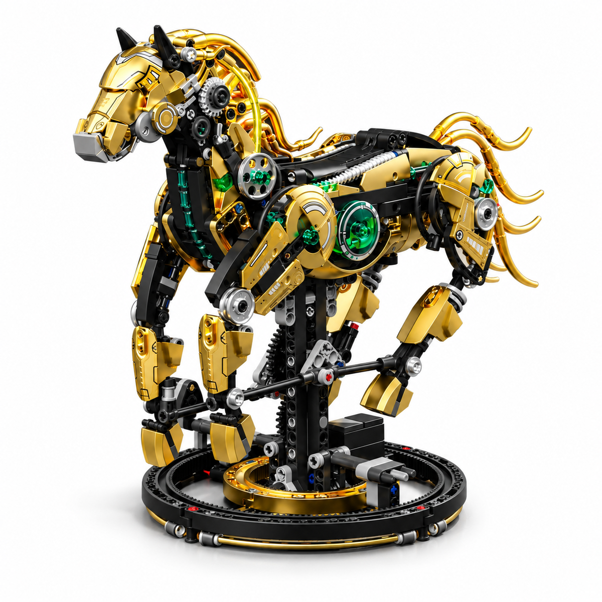 Mechanical Horse Building Kit - 1055 Pieces