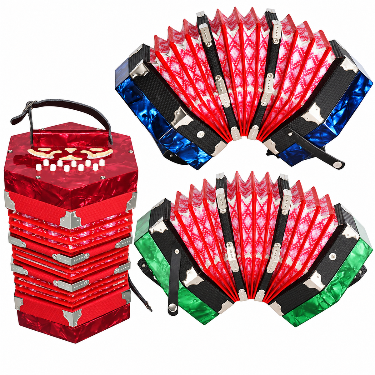 20-Button Anglo Concertina or Carry Bag