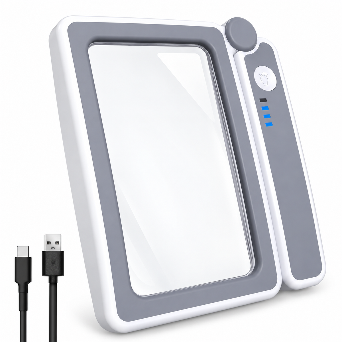 Large Rectangular LED Reading Magnifier