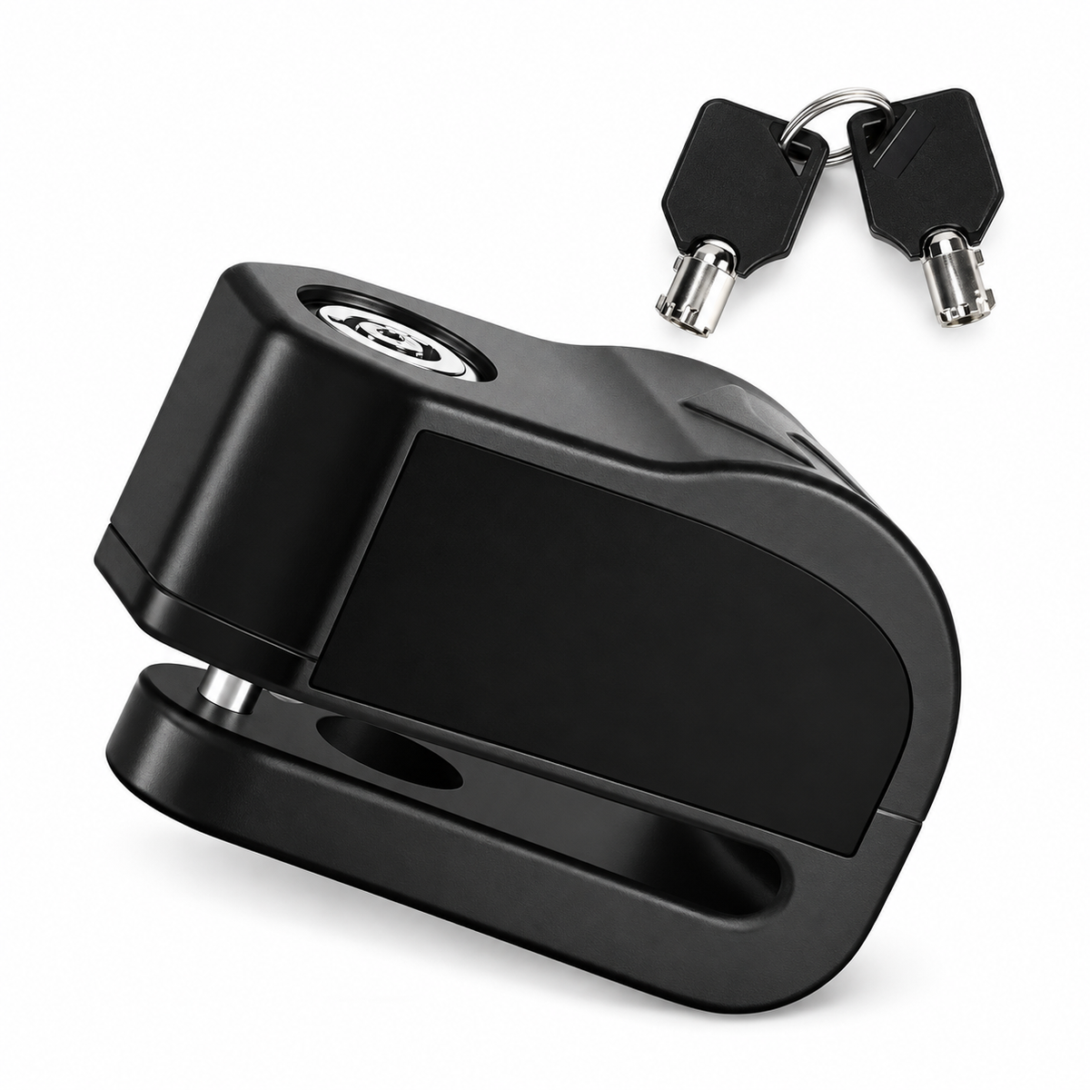 Vibration-Alarm Motorcycle Disc Brake Lock