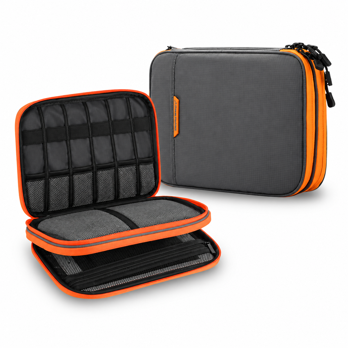 Double-Layer Travel Electronics Organiser